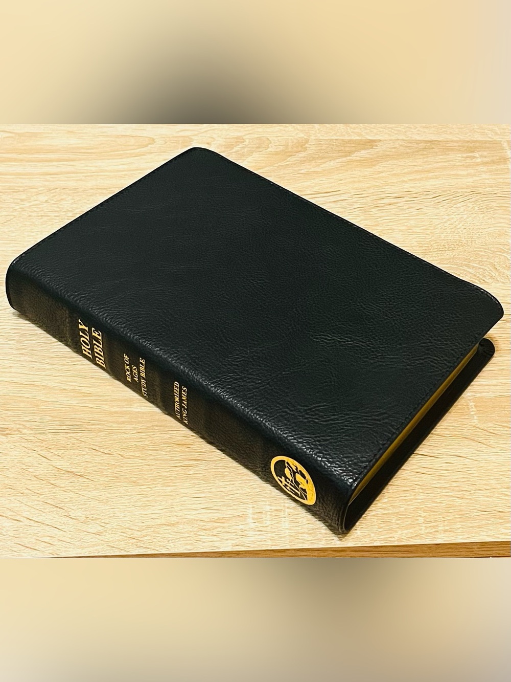 Holy Bible Rock of Ages Study Bible KJV, 12th Ed, Imitation Leather BLACK (2024)